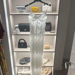 Outcast Dylan Elegant White Lace Maxi Dress